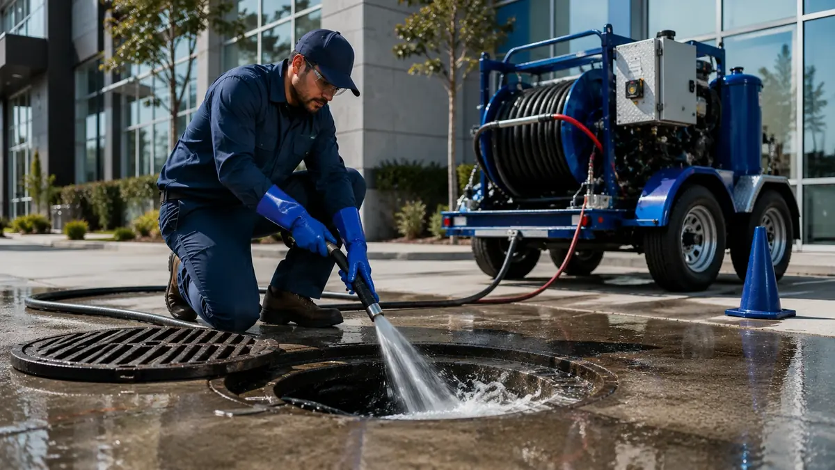 Commercial Hydro Jet Drain Cleaning in Keene