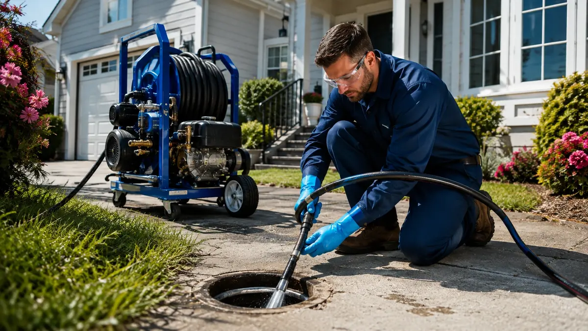 Residential Hydro Jet Drain Cleaning in Keene