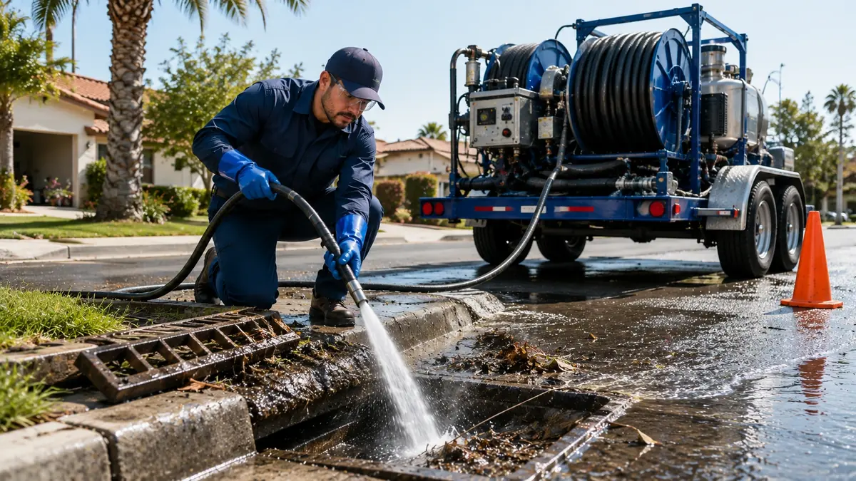 Storm Drain Hydro Jet Cleaning in Keene